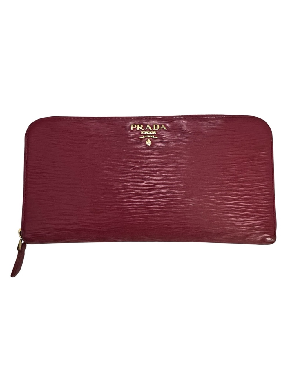 Prada Long Zip-Around Wallet